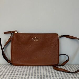 Kate Spade Chestnut Leather Shoulder Bag